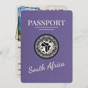 Lilac South Afrika Passport Spara Datumet