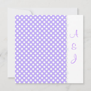 LILAC SPOT CRYSTAL WEDING INVICATION INBJUDNINGAR
