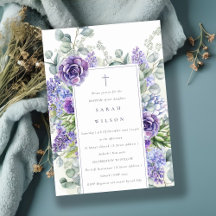 Lilac Succulent Eucalyptus Botanical Ram Baptism