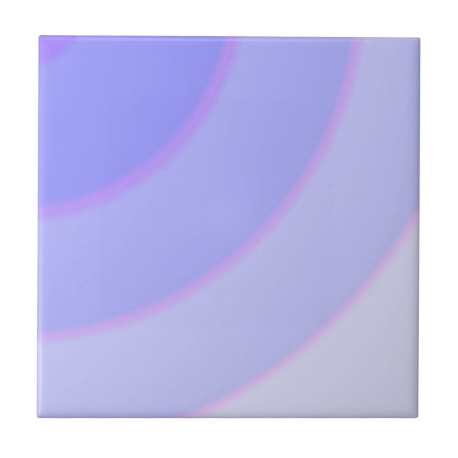 Lilac Swirls Ceramic Tile Kakelplatta (Framsidan)