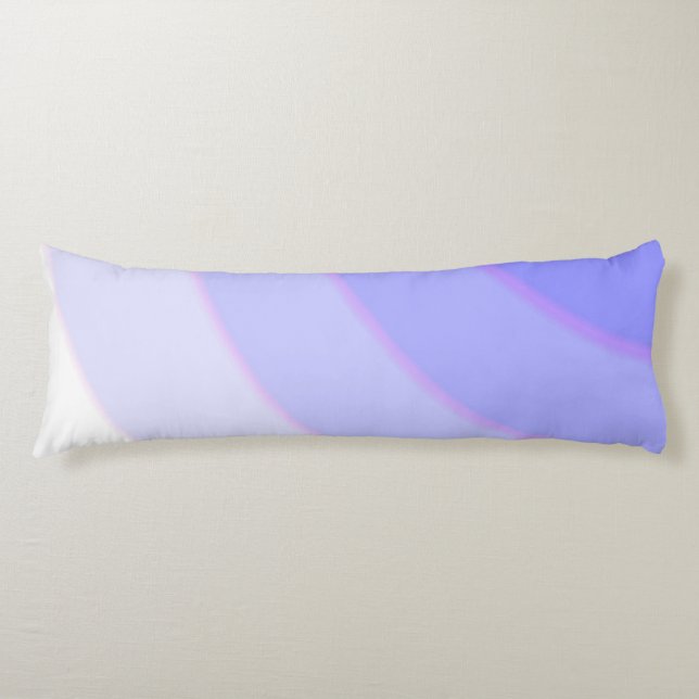 Lilac Swirls Kroppskudde (Framsidan)