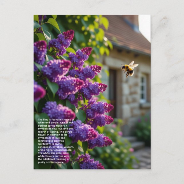 Lilac Symbolism Vykort (Framsida)