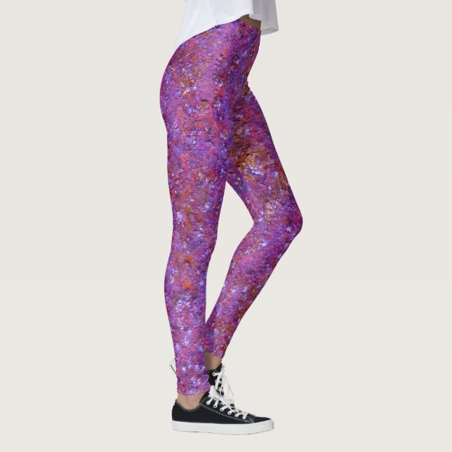 Lilac Textured Leggings (Höger)