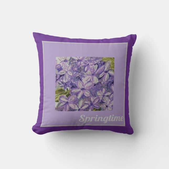 Lilac Throw Pillow Kudde (Framsida)