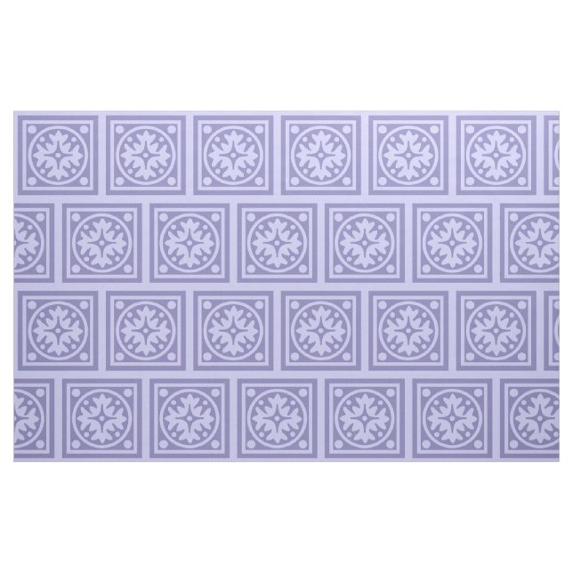 Lilac Tile Design Fabric Tyg (Fat Quarter)