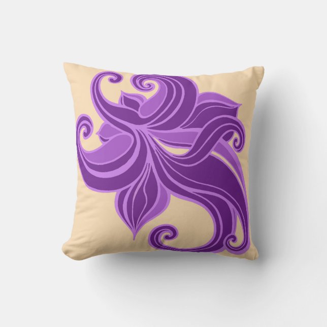 Lilac Tones Reversible Kudde (Framsida)