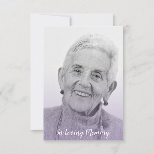 Lilac Trendy Transparency Effect Funeral Dear Ones (Framsida)