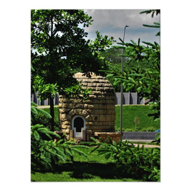 "Lilac Ways Beehive" Fototryck (Framsidan)