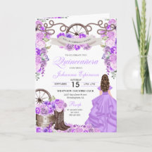 Lilac Western Charro Bi-Fold Quinceanera