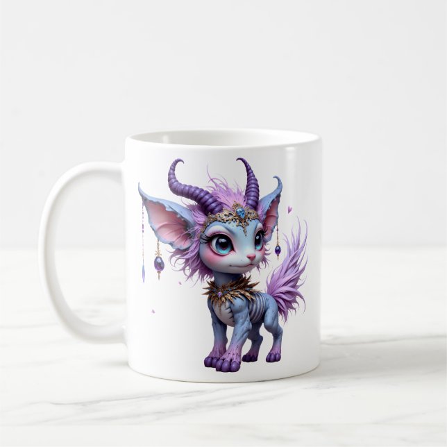 Lilac Whisper – Förtrollad Skogsvaktare.  Kaffemugg (Vänster)