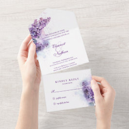 Lilac Whisper Vår sommar Bröllop