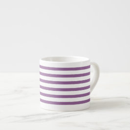 lilac & white stripes espressomugg