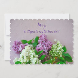 Lilacitet på blekens rosa inbjudningar