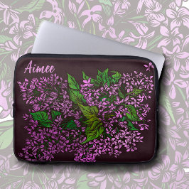 Lilacs Blommigt Laptop Fodral