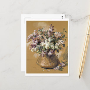 Lilacs Elizabeth Ncours Vykort