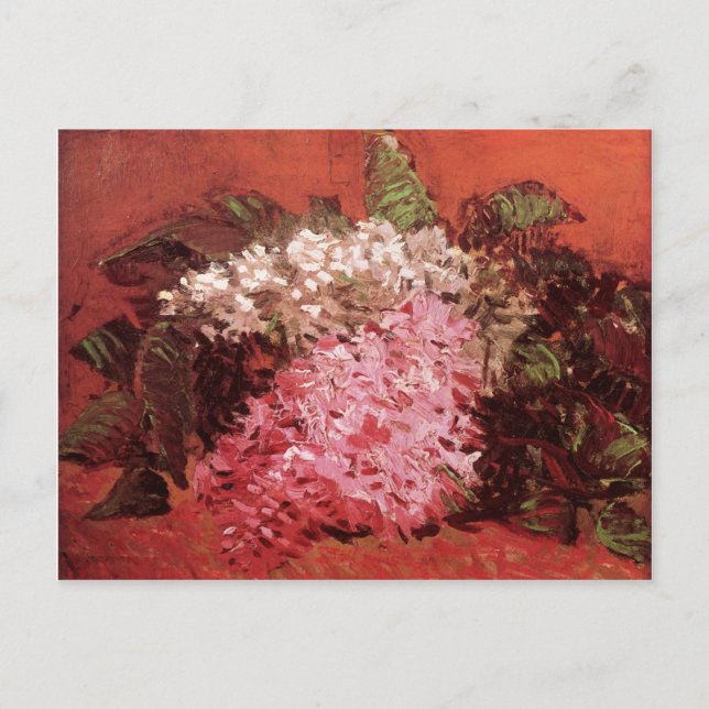 Lilacs (F286b) Van Gogh Fine Art Vykort (Framsida)