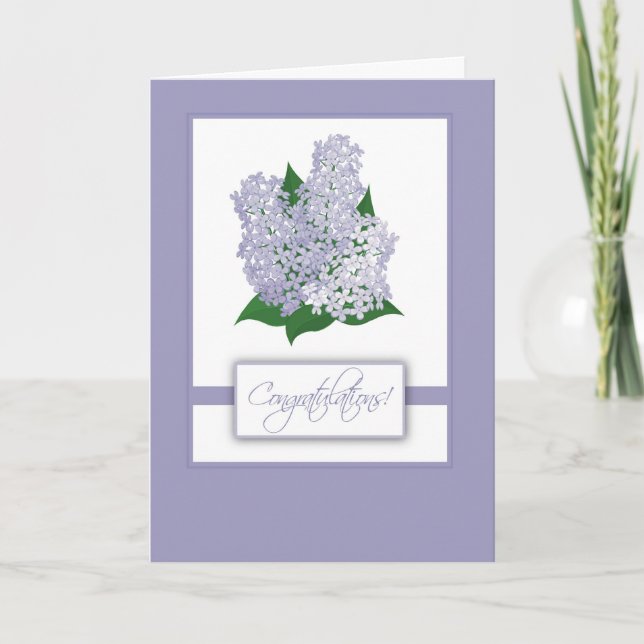 Lilacs Grattisar Kort (Framsida)