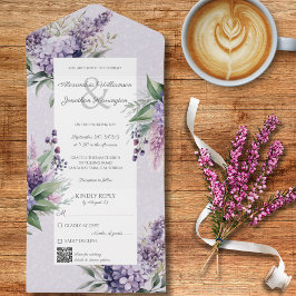 Lilacs & Heather på Lavender med QR-kod