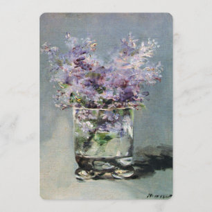 Lilacs i ett glas av Möhippan Manet Inbjudningar