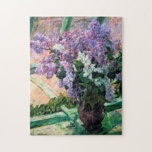 Lilacs in a Window, Mary Cassatt Pussel