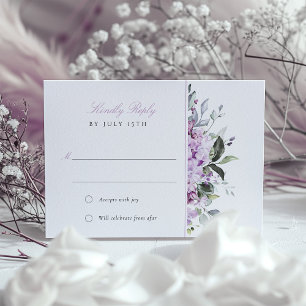 Lilacs Lavender Bliss Bröllop OSA Card Inbjudningar