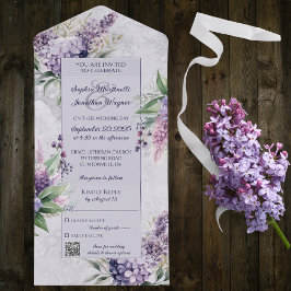 Lilacs och Heather på Lavender med QR-kod