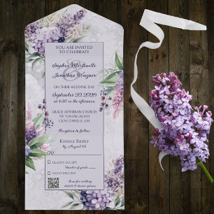 Lilacs och Heather på Lavender med QR-kod