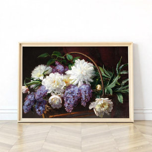Lilacs och peonies poster