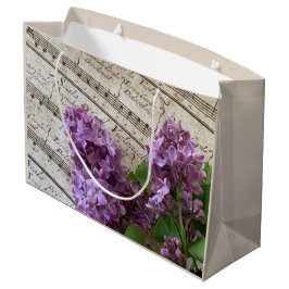 Lilacs på gammal musik från lakan