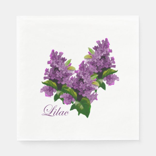Lilacs Pappra blöjor Pappersservett (Framsidan)