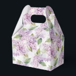Lilacs Skriv ut Party Treat Box Presentaskar<br><div class="desc">Parti-rutan visas med en blommigt i liladen. Anpassa det här objektet eller köp som det är. Tips! Lägg till dina underbara behandlingar och lägg till lite festligt band. Licensierad bild</div>