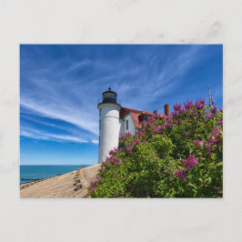 Lilacs vid Point Betsie Lighthouse Vykort