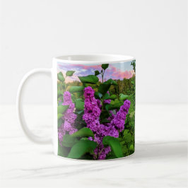 Lilacs vid Sunset Kaffemugg