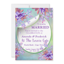 Lilafärgad Förgätmigej BRÖLLLOP