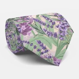 Lilafylld dammig lila rustik blomsterprakt slips