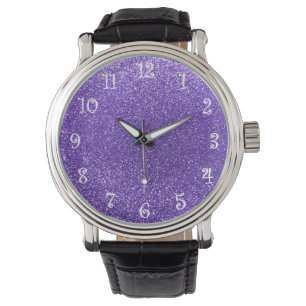 Lilaglitter Armbandsur