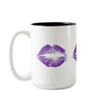 Lilaglitterläppar #2