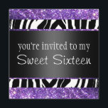 Lilaglittersweet sixteen inbjudningar<br><div class="desc">Lilaglittersweet sixteen</div>
