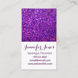 lilaglittervisitkortar visitkort
