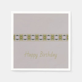 Lilak med Grönt och svällning Pappersservett