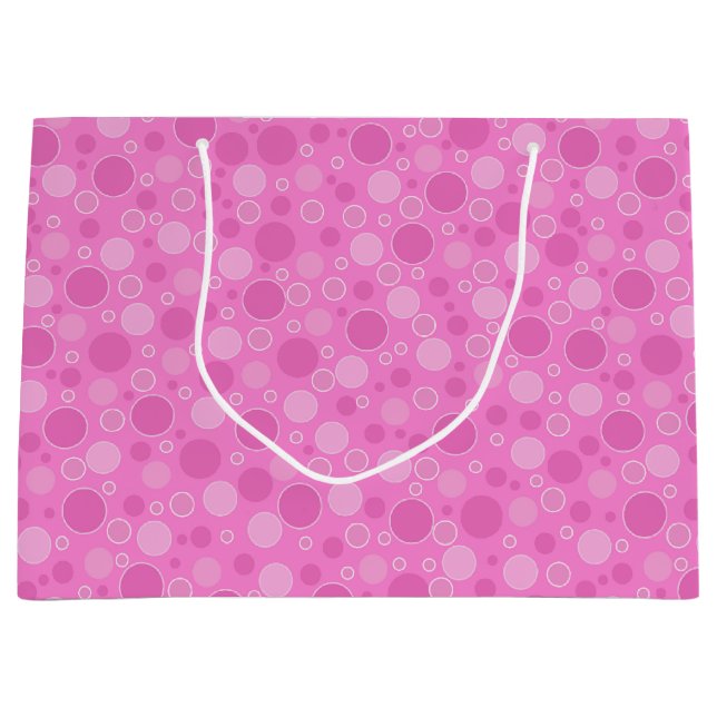 Lilakfärgtoner med rosa med polka dots i retrosext (Framsidan)