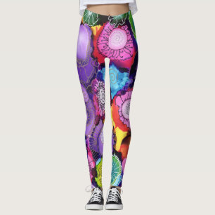 Lilaklotterdamasker Leggings