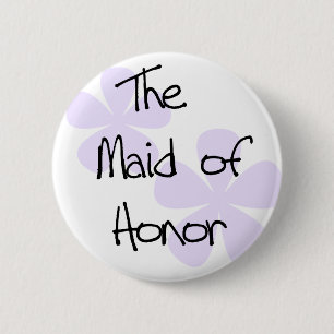 Lilan blommar maid of honor knapp