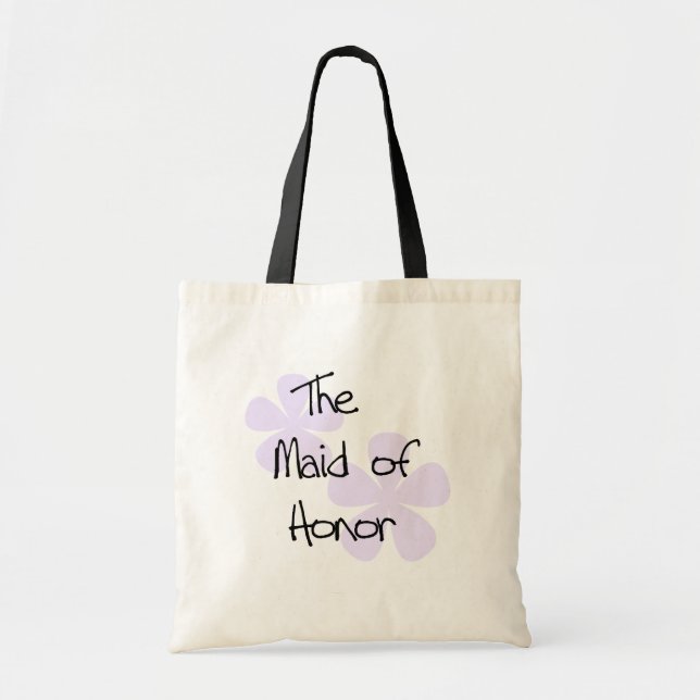 Lilan blommar maid of honor tygkasse (Framsidan)