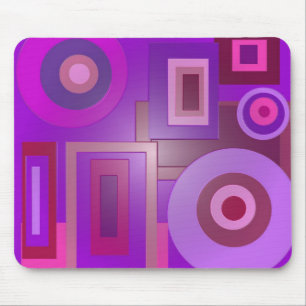 lilan cirklar och kvadrerar musmatta