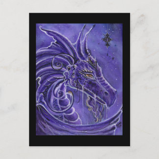 Lilan drar på fantasykonsten av Renee Lavoie Vykort