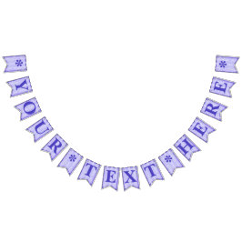 Lilan görar randig & blommar mallen Swallowtail Vimplar