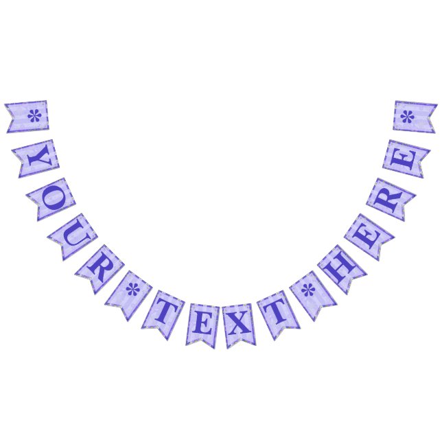 Lilan görar randig & blommar mallen Swallowtail Vimplar (Alla)