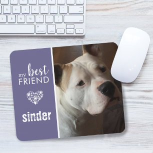 Lilan Min bästa vän Pet Photo Personlig Musmatta