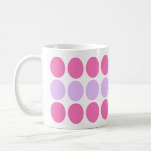 Lilan & rosan pricker mönstermuggen kaffemugg